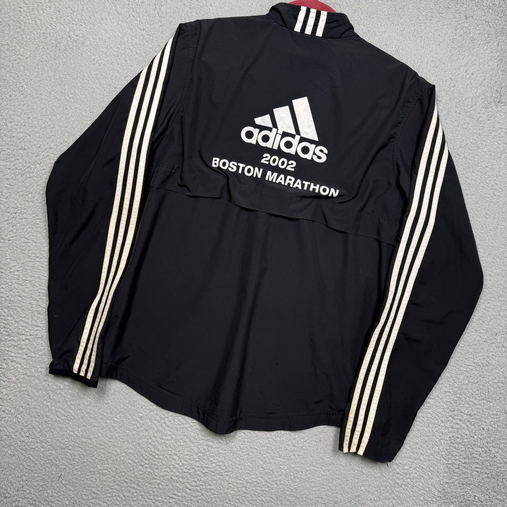 Vintage 2002 Adidas Boston Marathon Windbreaker Jacket